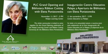 PLC Grand Opening Ribbon Cutting with Elena Poniatowska